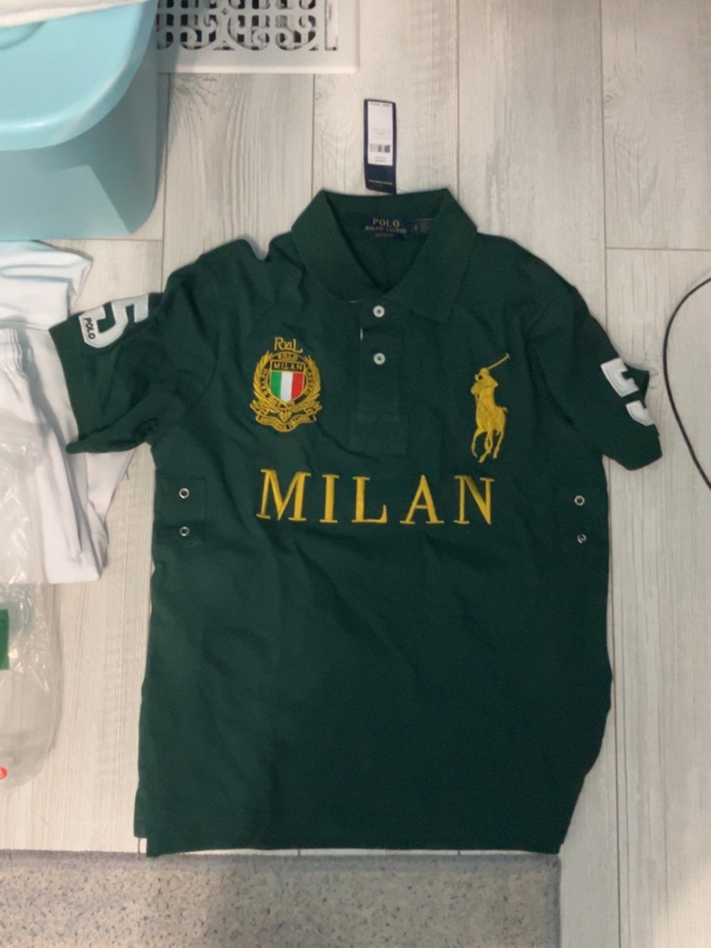 Ralph Lauren Green Milan big pony polo